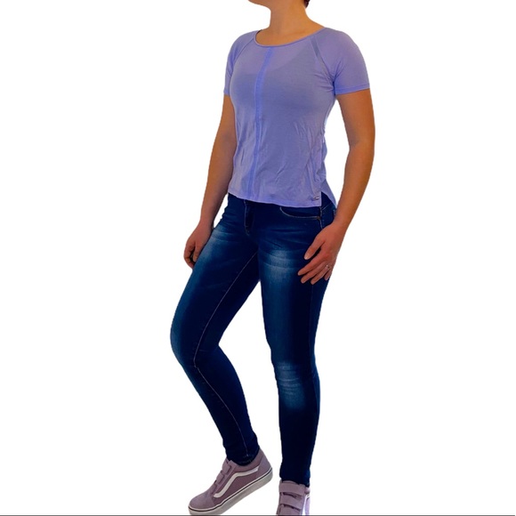 High Waisted Stretch Skinny Jeans by Bamboo Jeans. - Picture 4 of 16